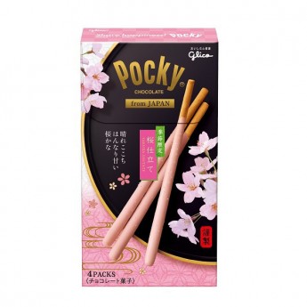 Палочки Pocky в шоколаде со вкусом сакуры, 80г, Япония