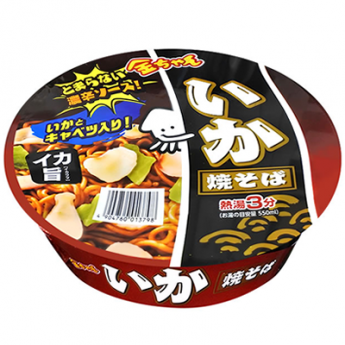 Лапша быстрого приготовления Соба с кальмаром Tokushima 129г Япония