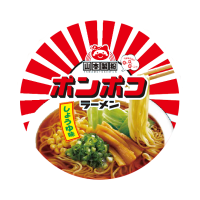 Тонкая пшеничная лапша с соевым соусом Гатцури, овощами и соевыми бобами на мясном бульоне Yamomoto (лапша бп), 91 г, Япония