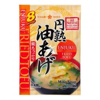 Мисо-суп Хикари-Мисо с жареным тофу и нори Hikari Miso Enjuku Koji Miso Soup, 8 порций, 155 г, Япония