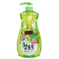 Жидкость для мытья посуды и овощей Mukunghwa с экстрактом зеленого винограда, 1л, Корея