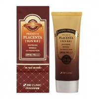 Солнцезащитный ВВ крем для лица с плацентой 3W Clinic Premium Placenta Sun BB Cream, 70 мл