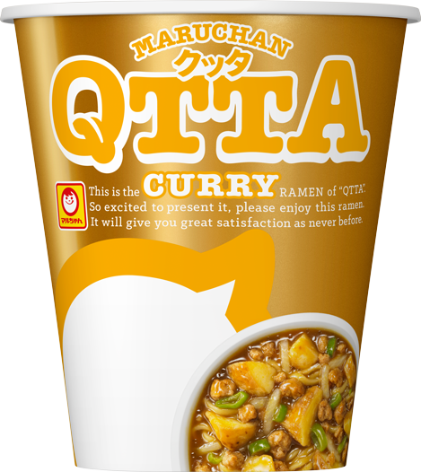 Лапша быстрого приготовления QTTA Карри, 86г, Япония