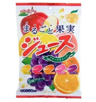 Конфеты мультифрукт с витаминами Senjaku, 70г, Япония