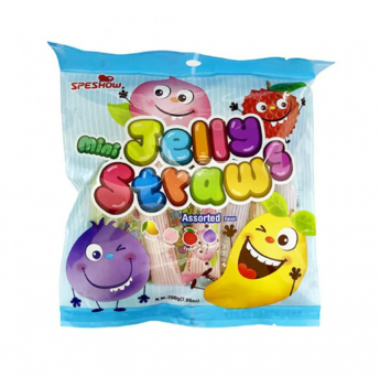 Мини-желе Трубочки - манго, личи, персик, голубика SpeShow mini Jelly Straws, 200 г, Тайвань