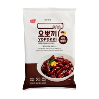 Рисовые Токпокки с овощным соусом Чачжан Young Poong Topokki, 2 порции (для варки), 240 г, Корея