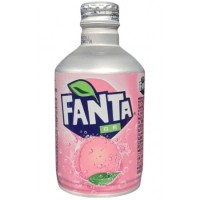 Фанта Белый персик с натуральным пюре без сахара Fanta, 300 мл, Япония