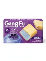 Печенье Gang Fu Fangxin Lover Biscuit с черничной начинкой, Китай, 55г