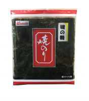 Японские водоросли нори "Яки Нори" (обжаренные) для роллов и онигири KINBARA, 5 листов, 33г