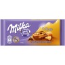 Шоколадная плитка Milka Соленая карамель, 93г