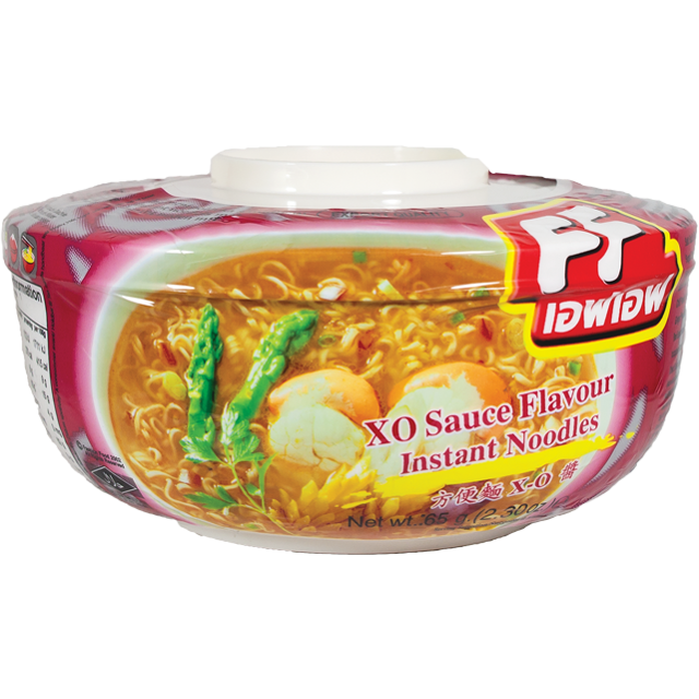 Лапша быстрого приготовления FF со вкусом бульона ХО, 65г, Таиланд