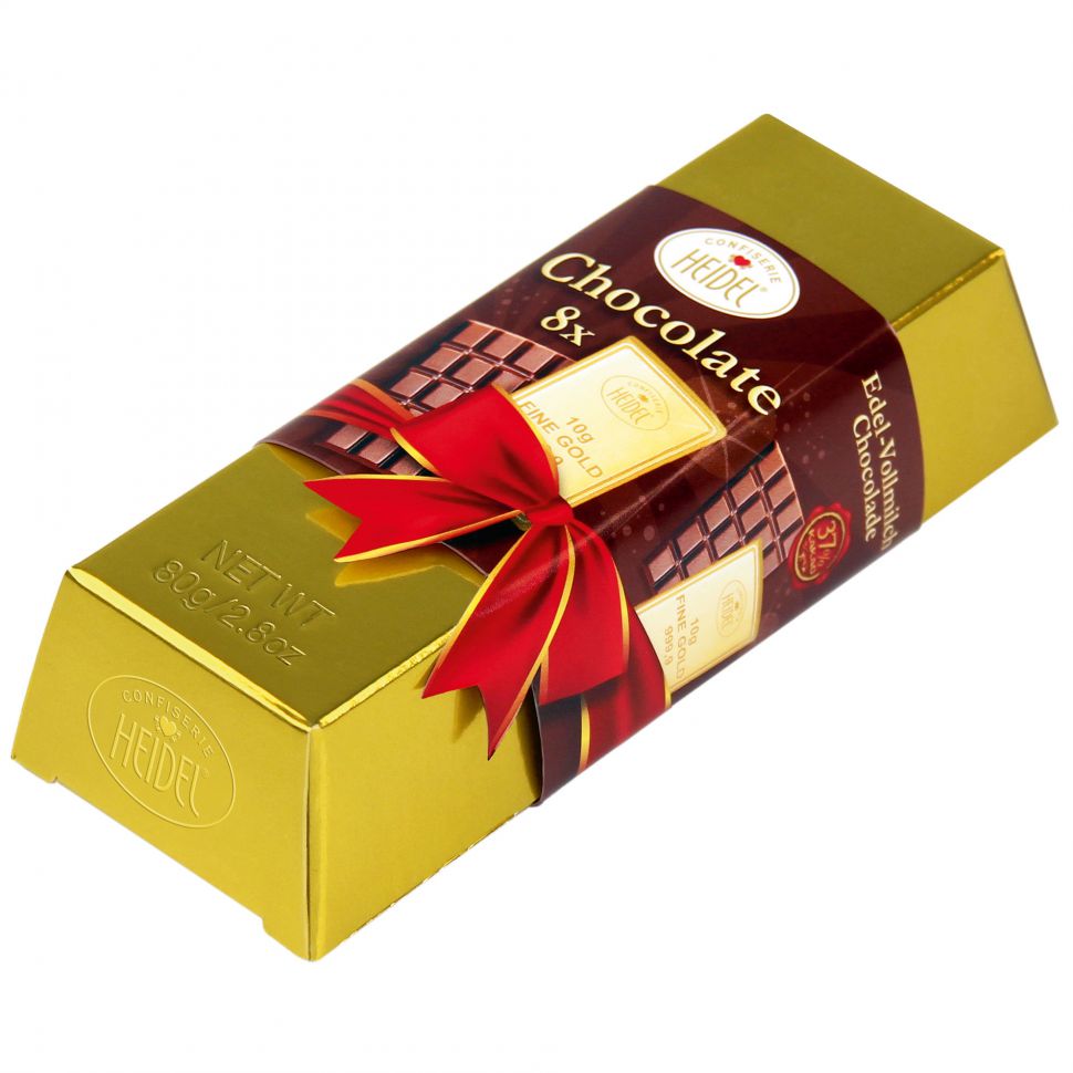 Шоколад Золотой слиток, 80г, Германия