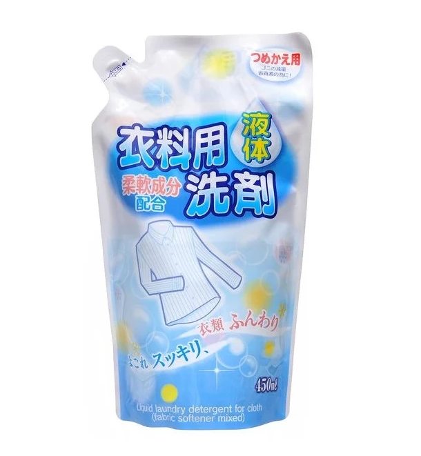 Средство для стирки Can Do: концентрированный гель для стирки со смягчителем (сменная упаковка), 450мл