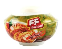 Лапша быстрого приготовления FF со вкусом рыбного супа Том Клонг, 65г, Тайвань
