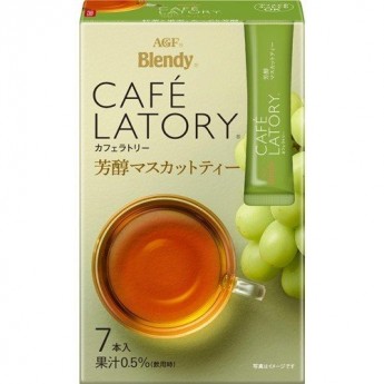 Черный чай в стиках AGF Blendy с мускатом и бузиной, 45 г, Япония 
