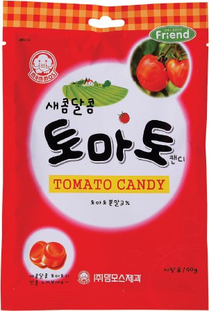Карамель со вкусом томатов, Mammos, Корея, 100г
