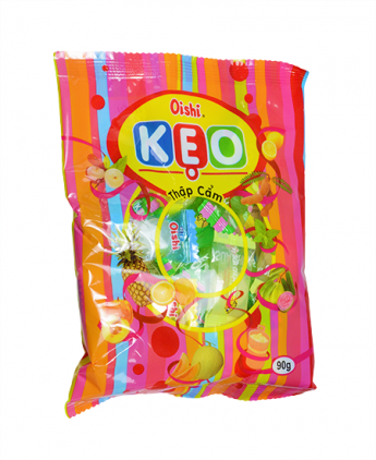 Конфеты леденцы Oishi KEO ассорти, Вьетнам, 90г