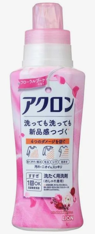 Жидкое средство для стирки деликатных тканей «Цветочный букет», 450 мл, Япония