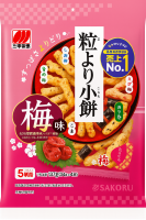 Жареное рисовое печенье Санко со вкусом сливы умэ, Sanko Seika, 80 г