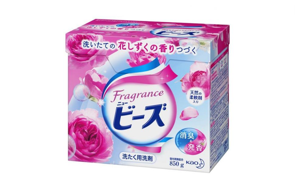Стиральный порошок с ароматом розы New Beads, 850г