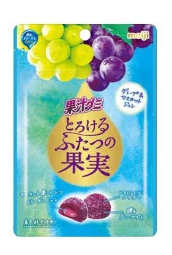 Мармелад Meiji виноград в сахарной обсыпке, 52г, Япония