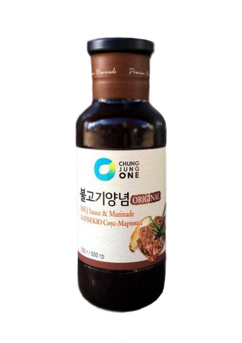 Соус-маринад Бульгоги Барбекю острый для говядины, 500г, Даесанг Корея