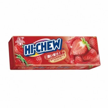 Жевательные конфеты Morinaga HI-CHEW со вкусом клубники, 35г, Тайвань 