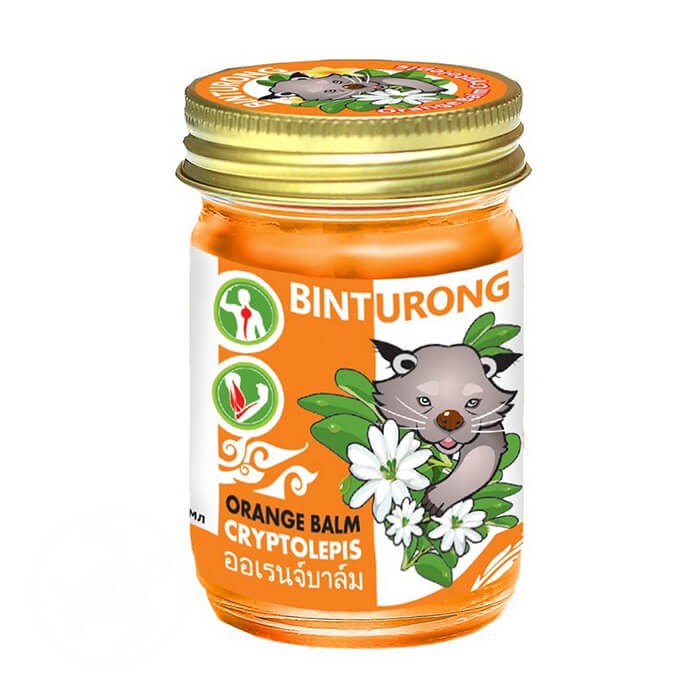 Бальзам для тела Binturong Orange Balm Криптолепис, 50 мл, Таиланд