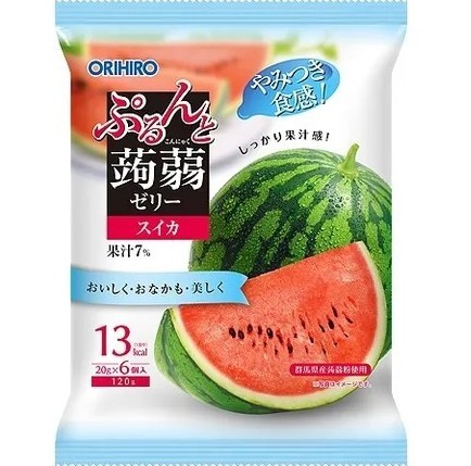 Желе Конняку "Арбуз" Orihiro, 120г, Япония