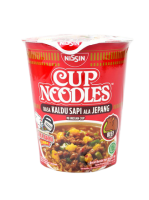Лапша Nissin Cup Noodle со вкусом тушеной говядины по-японски Сигурэни, 66г, Малайзия