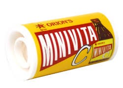 Мини Тойо со вкусом витаминного лимонного напитка "Витамин С" (японское драже) Орион ORION, 9 г, туба, Япония