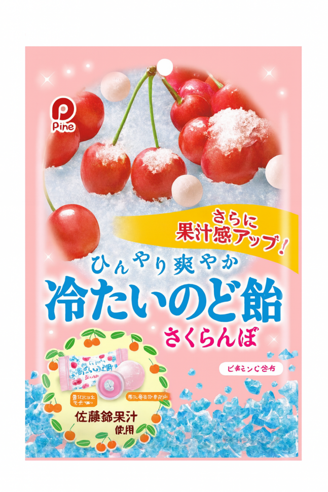 Японские леденцы со вкусом вишни Pine Co.,Ltd