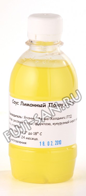 Купить Соус лимонный Понзу с соком юдзу, 250мл по цене 460 руб.