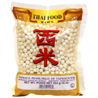 Тапиока (крахмал) Тай Фуд Кинг большие шарики, Thai Food King 454г