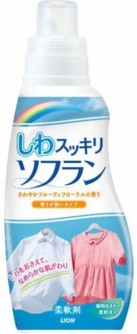 Разглаживающий кондиционер для белья "Lion Soflan", Япония, 720мл