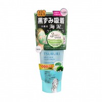 Крем-маска для лица Tsururi  с белой глиной, коралловой пудрой и морскими водорослями, 150 г, Япония