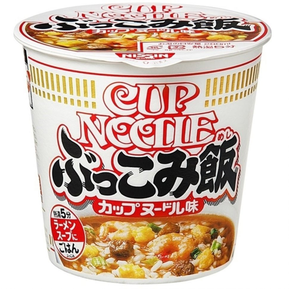 Рис Nissin Cup Noodle быстрого приготовления с креветками, 90г, Япония