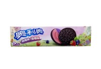 Печенье Oreo малина, голубика и лесные ягоды, 97 г, Китай