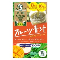 Аодзиру 16 видов фруктов и 8 видов овощей, мультимикс Kyushu Aojiru, 45 г Япония