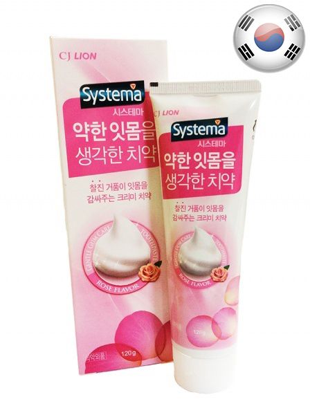 CJ Lion Зубная паста Dentor Systema глубокой чистки для слабых десен, 120 г