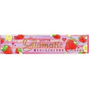 Жевательная резинка из Японии Lotte со вкусом клубники, 14г