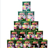 Леденцы Сакума "аниме Истребитель Демонов Кимецу-но-Яиба" ассорти (7 фруктовых вкусов) в жест/банке Sakuma Seika 71г, Япония