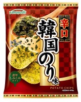 Чипсы картофельные Yamayoshi Karakuchi Korean Nori (острые корейские нори), Япония, 55г