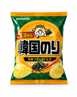 Чипсы картофельные Ямайоши Yamayoshi Karakuchi Korean Nori (острые корейские нори), Япония, 55г