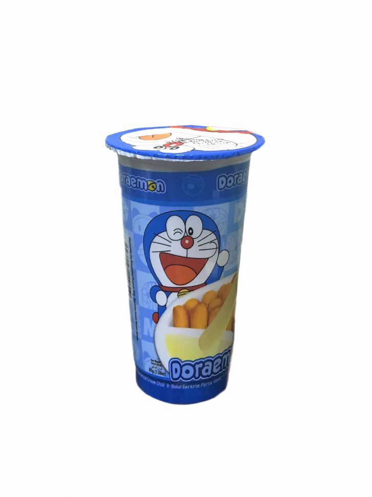 Бисквитные палочки Дораэмон с ванильным кремом, 45г, Малайзия