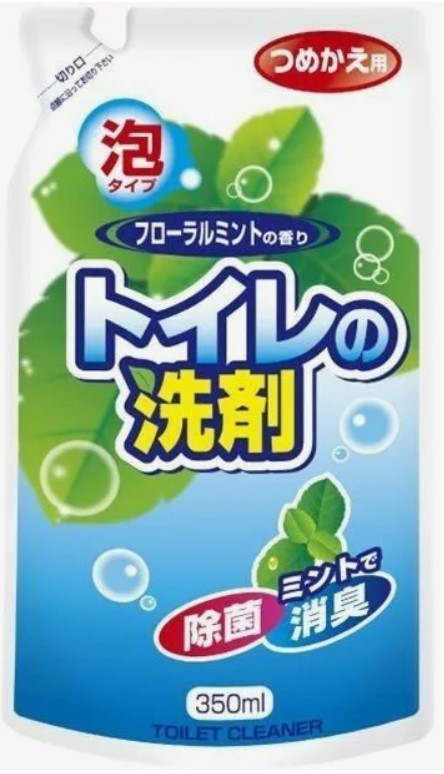 Пена чистящая для туалета Rocket Soap Цветы и мята, 350 мл, Япония