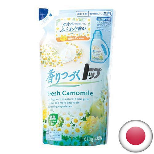 Жидкое средство д/стирки "ТОП" аромат ромашки и зеленого яблока запасной блок, 810г