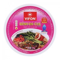 Лапша рисовая быстрого приготовления VIFON со вкусом краба,125г