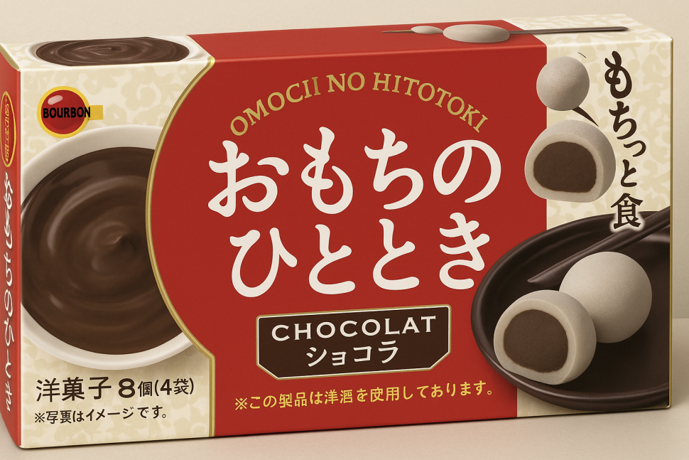 Моти Японские Bourbon с шоколадной начинкой, Япония, 112г