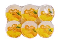 Манговое желе с кусочками кокоса в чашках ABC, 6 штук, 498 г, Тайвань